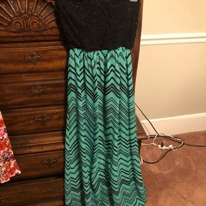 Chevron Maxi Dress